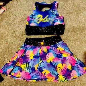 Rebel athletic set bra & skirt YS